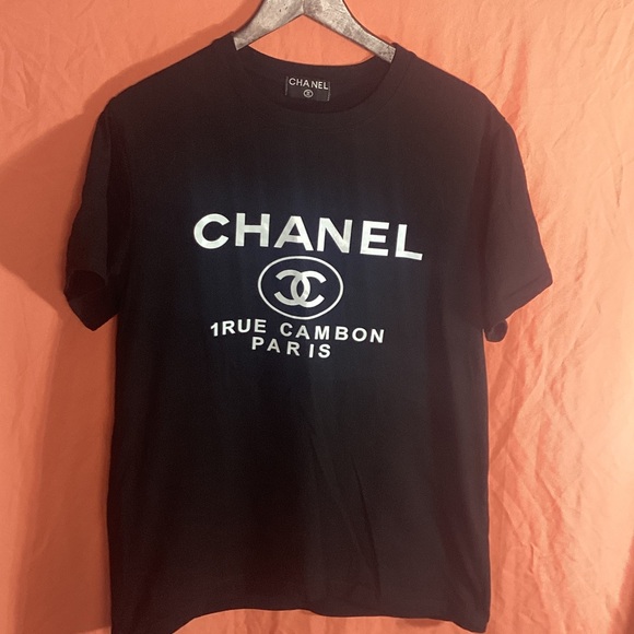 CHANEL Other - Chanel Black Graphic Tee for Men